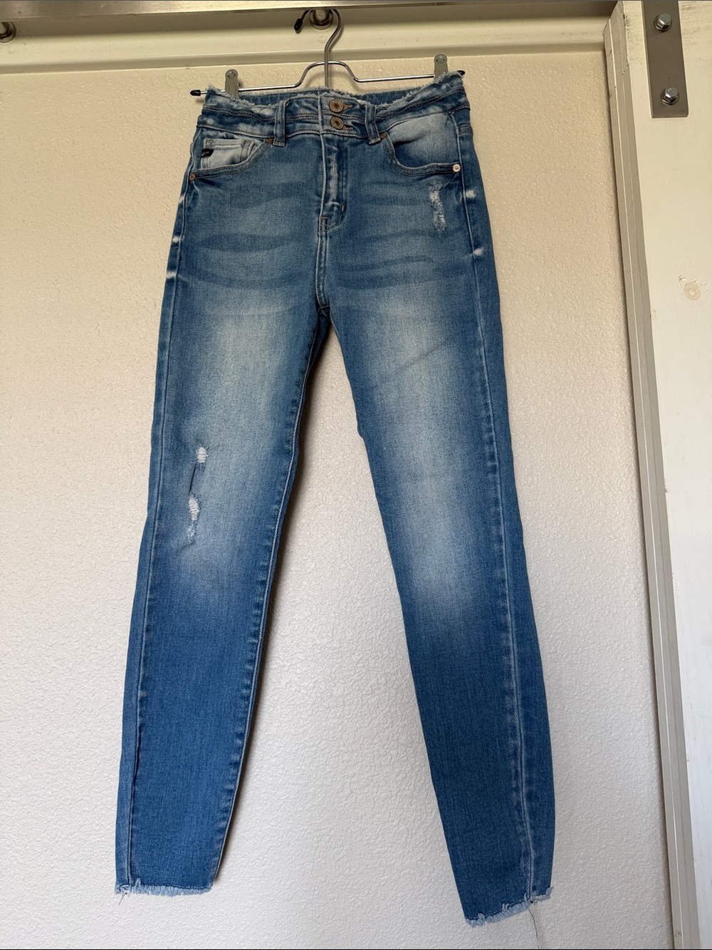 KanCan Medium Blue High-Rise Skinny Jeans